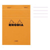 photo-Bloc notes - A6 - 10,5x14,8 cm - Lignes - 80 feuilles  - Rhodia