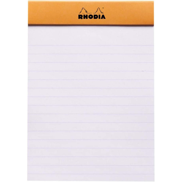 Bloc notes - A6 - 10,5x14,8 cm - Lignes - 80 feuilles  - Rhodia