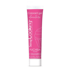 PHOTO-Colorant alimentaire en gel rose - Glaçage, pâte à sucre et pâtisserie - ScrapCooking - 20 g