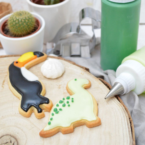 Colorant alimentaire en gel vert - Glaçage, pâte à sucre et pâtisserie - ScrapCooking - 20 g