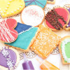 Stylo alimentaire bleu goût choco - Décoration gâteaux et biscuits - ScrapCooking - 25 g