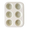 Moule à muffins et cupcakes antiadhésif - Acier - 6 empreintes Ø 7 cm - ScrapCooking