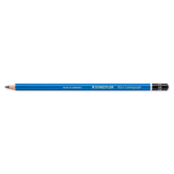 photo-Crayon graphite - Mine 6B - Mars Lumograph 100 - Staedtler