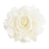 photo-Fleur blanche XXL en papier azyme - Décoration gâteau et pièce montée - ScrapCooking - Ø 10 cm