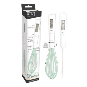 Fouet thermomètre 2-en-1 avec sonde intégrée - -20 à +250 °C - ScrapCooking