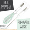 Fouet thermomètre 2-en-1 avec sonde intégrée - -20 à +250 °C - ScrapCooking