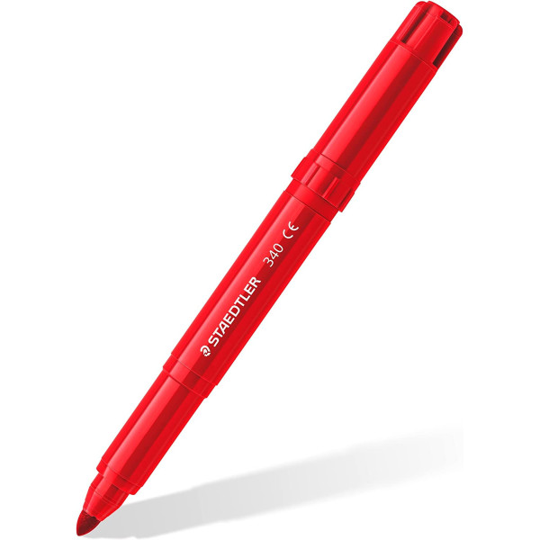 12 feutres de coloriage - Mine extra large -  Encre lavable - Staedtler - Noris Club
