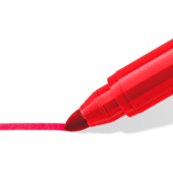 12 feutres de coloriage - Mine extra large -  Encre lavable - Staedtler - Noris Club