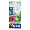 photo-12 crayons de couleur - Fabriqués en bois recyclé -  Staedtler - Noris Colour 185