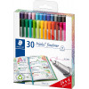photo-30 feutres d'écriture - Pointe extra-fine - 0.3mm - Staedtler - Triplus Fineliner