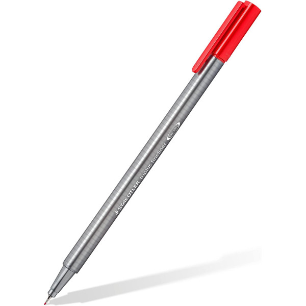 42 feutres d'écriture - Pointe extra-fine - 0.3mm - Staedtler - Triplus Fineliner