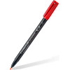 4 feutres - Indélébile - Pointe fine - Noir Bleu Rouge Vert - Lumocolor - Staedtler