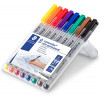 8 feutres d'écriture - Non permanent - Toutes surfaces - Pointe fine - Staedtler