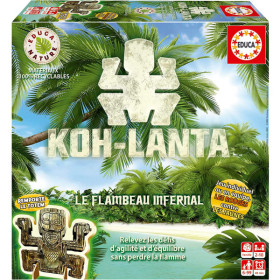 Jeu de société - Koh-Lanta - Le flambeau infernal - Pour toute la famille - Dès 6 ans