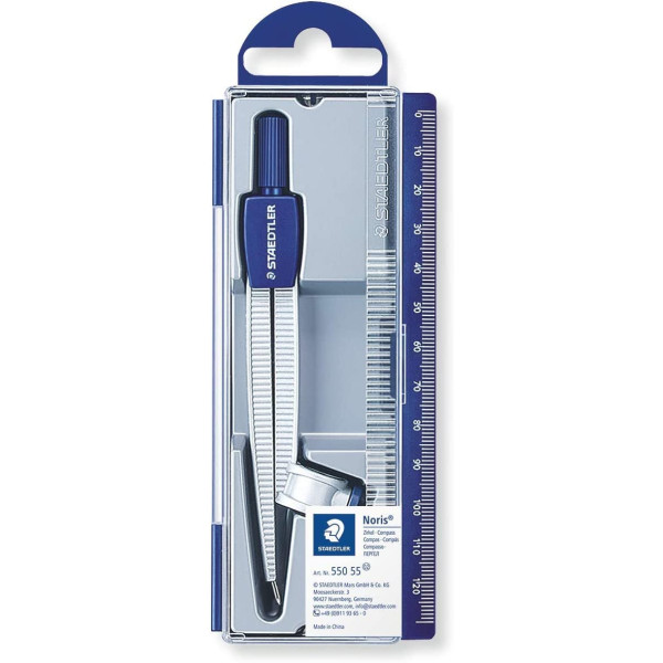 photo-Compas scolaire  - Avec bague pour crayon - Staedtler Noris 550