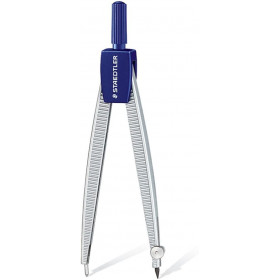 Compas scolaire - Avec bague pour crayon - Mine graphite intégrée - Staedtler Noris 550 60