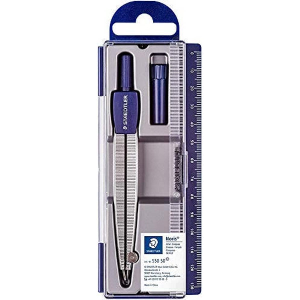 photo-Compas scolaire - Avec mine graphite intégrée - Staedtler Noris 550 50