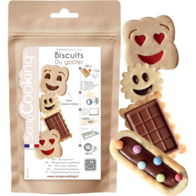 Préparation pour biscuits du goûter - Mix pâtisserie - ScrapCooking - 280 g