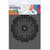 Pochoir mandala format A4 décoration peinture QBIX