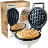 photo-Mini gaufrier rond pour gaufres liégeoises - Plaque Ø 12 cm - 500 W - ScrapCooking