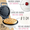 Mini gaufrier rond pour gaufres liégeoises - Plaque Ø 12 cm - 500 W - ScrapCooking