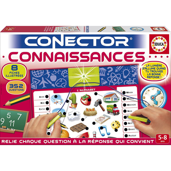 photo-Jeu de société - Conector connaissances - Questions réponses - Enfant - 5 à 8 ans