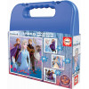 photo-Mallette de 4 puzzles - La reine des neiges - Enfant - Dès 3/4 ans