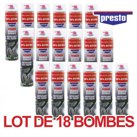 photo-18 bombes de produit nettoyant pour freins - Voiture - Moto - Sans acétone - Presto