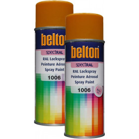 photo-2 bombes de peinture Belton Spectral RAL 1007 jaune narcisse 400ml