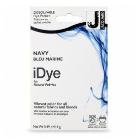 Teinture textile en sachet soluble iDye Natural – Bleu marine 420 – 14 g – Jacquard