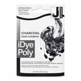 Teinture textile en sachet soluble iDye Poly – Noir charbon 454 – 14 g – Jacquard