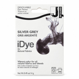 Teinture textile en sachet soluble iDye Natural – Gris argenté 430 – 14 g – Jacquard