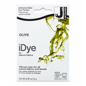 Teinture textile en sachet soluble iDye Natural – Vert olive 426 – 14 g – Jacquard