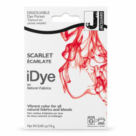Teinture textile en sachet soluble iDye Natural – Ecarlate 410 – 14 g – Jacquard