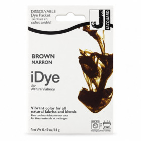 Teinture textile en sachet soluble iDye Natural – Marron 427 – 14 g – Jacquard