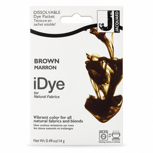Teinture textile en sachet soluble iDye Natural – Marron 427 – 14 g – Jacquard