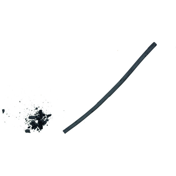 Fusains - Noir - 3 à 4 mm - 25 bâtons - Sennelier