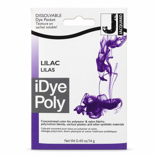 Teinture textile en sachet soluble iDye Poly – Lilas 458 – 14 g – Jacquard