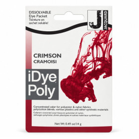 Teinture textile en sachet soluble iDye Poly – Cramoisie 457 – 14 g – Jacquard