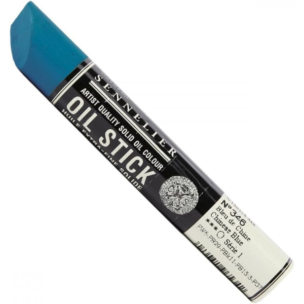 Oil Stick Sennelier Bleu de Chine n°346 – bâton de peinture à l’huile 38 ml
