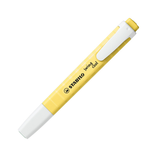 photo-Surligneur crème de jaune - STABILO Swing cool