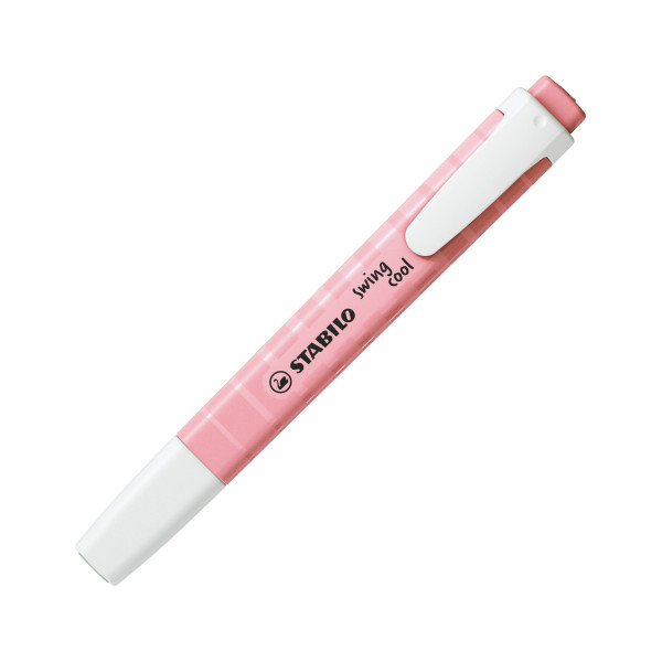photo-Surligneur rose pastel - STABILO Swing cool - soupçon de rose