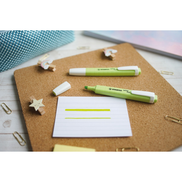 Surligneur STABILO swing cool Pastel - zeste de citron vert