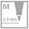 Etui carton de 12 feutres de coloriage STABILO power - pointe moyenne