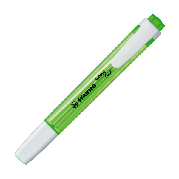 photo-Surligneur vert fluo - STABILO Swing cool