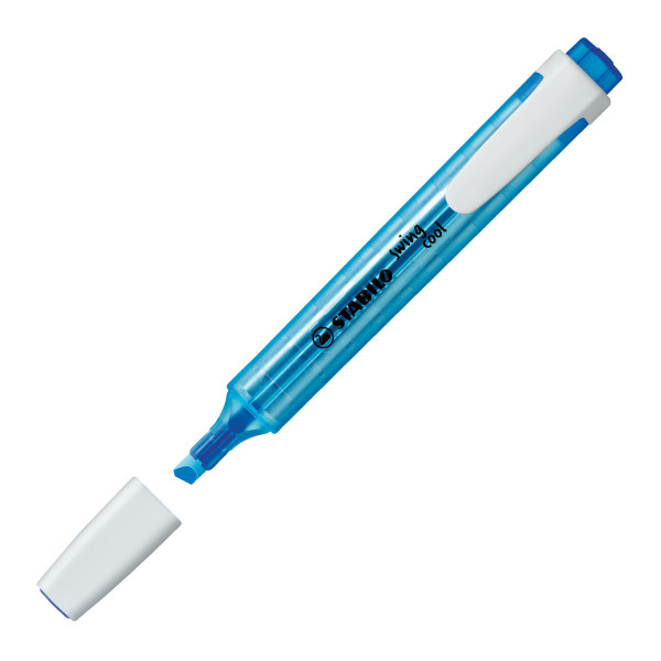 Surligneur bleu fluo - STABILO Swing cool