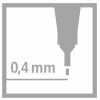 Blister de 3 stylos-feutres STABILO point 88 - pointe fine - noir