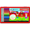 photo-Boîte métal de 12 crayons de couleur - STABILO color