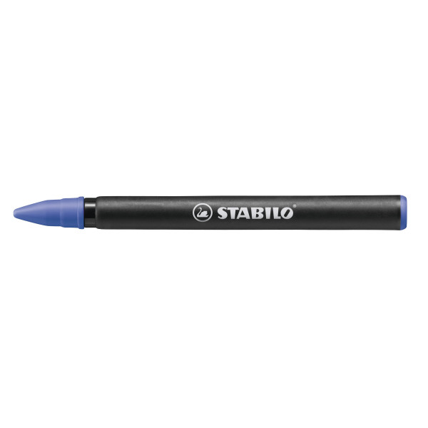 Boîte de 3 recharges STABILO EASYoriginal - pointe moyenne 0,5 mm - encre bleue effaçable