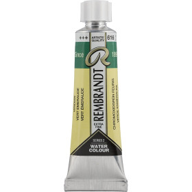 Peinture aquarelle - Extra-fine - Vert émeraude - 616 - Rembrandt - Tube 10ml